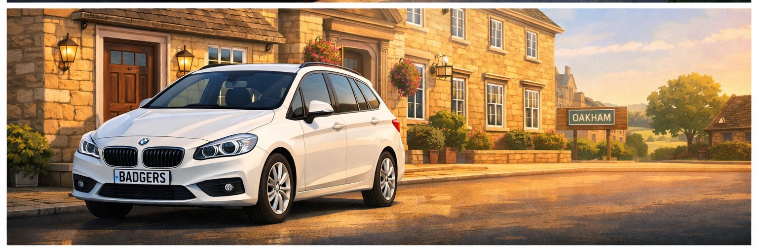 oakham taxi service illustrated image